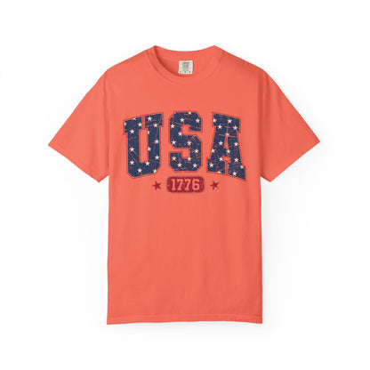 USA Comfort Colors Shirt, Red White and Blue, America Shirt, 4th of July Tee,mothers day, mommy and me, mom, 4th of july, patriotic