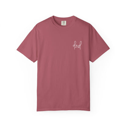 Personalized Dad Shirt, Dad Shirt, Gift for Dad, Dad Tee,  Dad EST Shirt, Dad Custom Shirt, Custom text, Gift for Dad, Father Gift