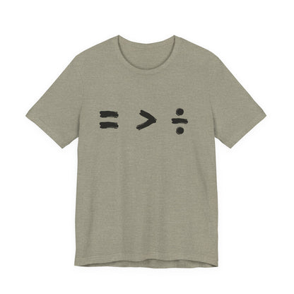 Equality Is Greater Than Division Shirt, Human Rights Shirt, Equality Shirt, Social Justice Shirt, BLM Shirt, Black Lives Matter Shirt,