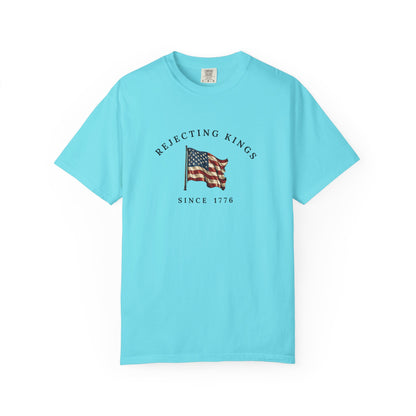 Comfort Colors® Rejecting Kings Since 1776 Protest Shirt, Anti Authoritarianism Shirt,  Pro Democracy Shirt, 4th July America Shirt, gift
