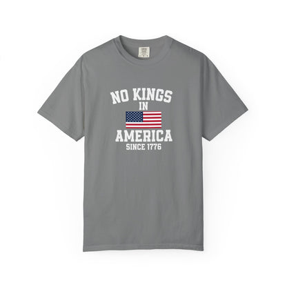 Personalized No Kings in America T Shirt, Democracy Tee, Patriotic Tee , personalized T shirt, 4th July Custom shirt, Liberal Shirt