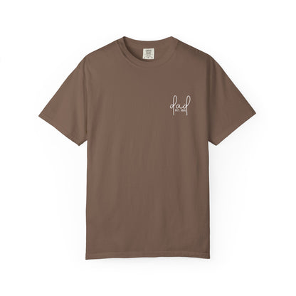 Personalized Dad Shirt, Dad Shirt, Gift for Dad, Dad Tee,  Dad EST Shirt, Dad Custom Shirt, Custom text, Gift for Dad, Father Gift
