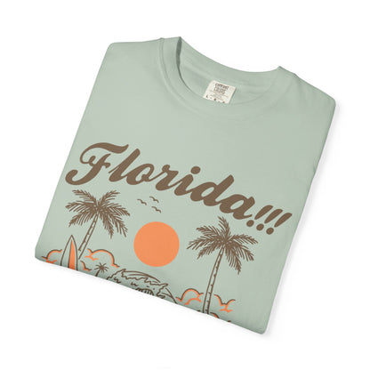Florida Shirt, Summer Vacation Shirt, Girls Trip Bachelorette Gift, Tropical Holiday Shirt Florida Bury Your Regrets Girls Trip Shirt,