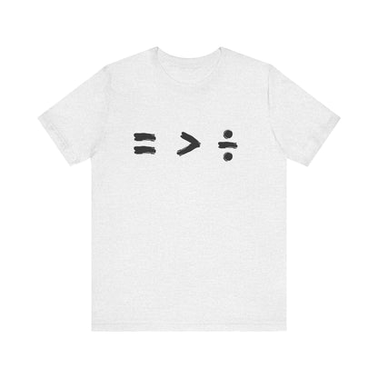 Equality Is Greater Than Division Shirt, Human Rights Shirt, Equality Shirt, Social Justice Shirt, BLM Shirt, Black Lives Matter Shirt,
