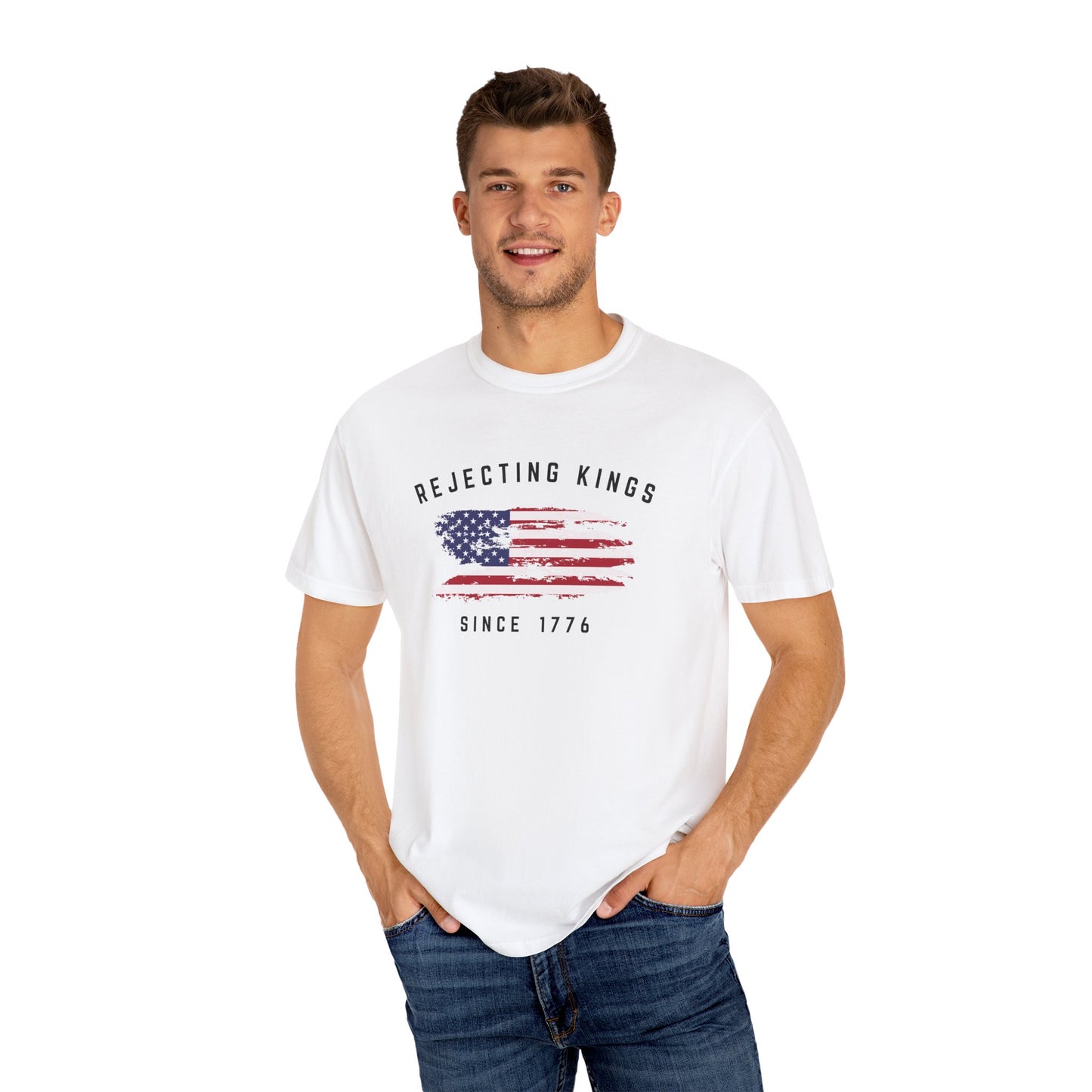 Rejecting Kings Shirt, personalized 4th July independent shirt, Since 1776 Shirt,No Kings In America Shirt,Pro Democracy Shirt,gift for her