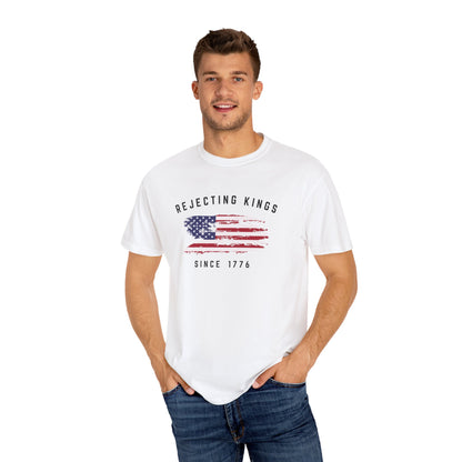 Rejecting Kings Shirt, personalized 4th July independent shirt, Since 1776 Shirt,No Kings In America Shirt,Pro Democracy Shirt,gift for her