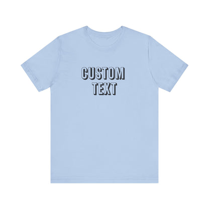 Custom Comfort Colors Shirt, Custom V Neck Shirt, Custom T Shirt, Add Your Own Text, Personalized Shirt , Boho , Adult Shirt, Custom Tee