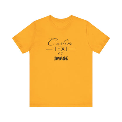 Custom Bell Canvas T Shirt, Personalized Bella Shirt, Custom Unisex Shirts, Custom Shirt, T-Shirt, Custom Logo Shirts, Customizable Business