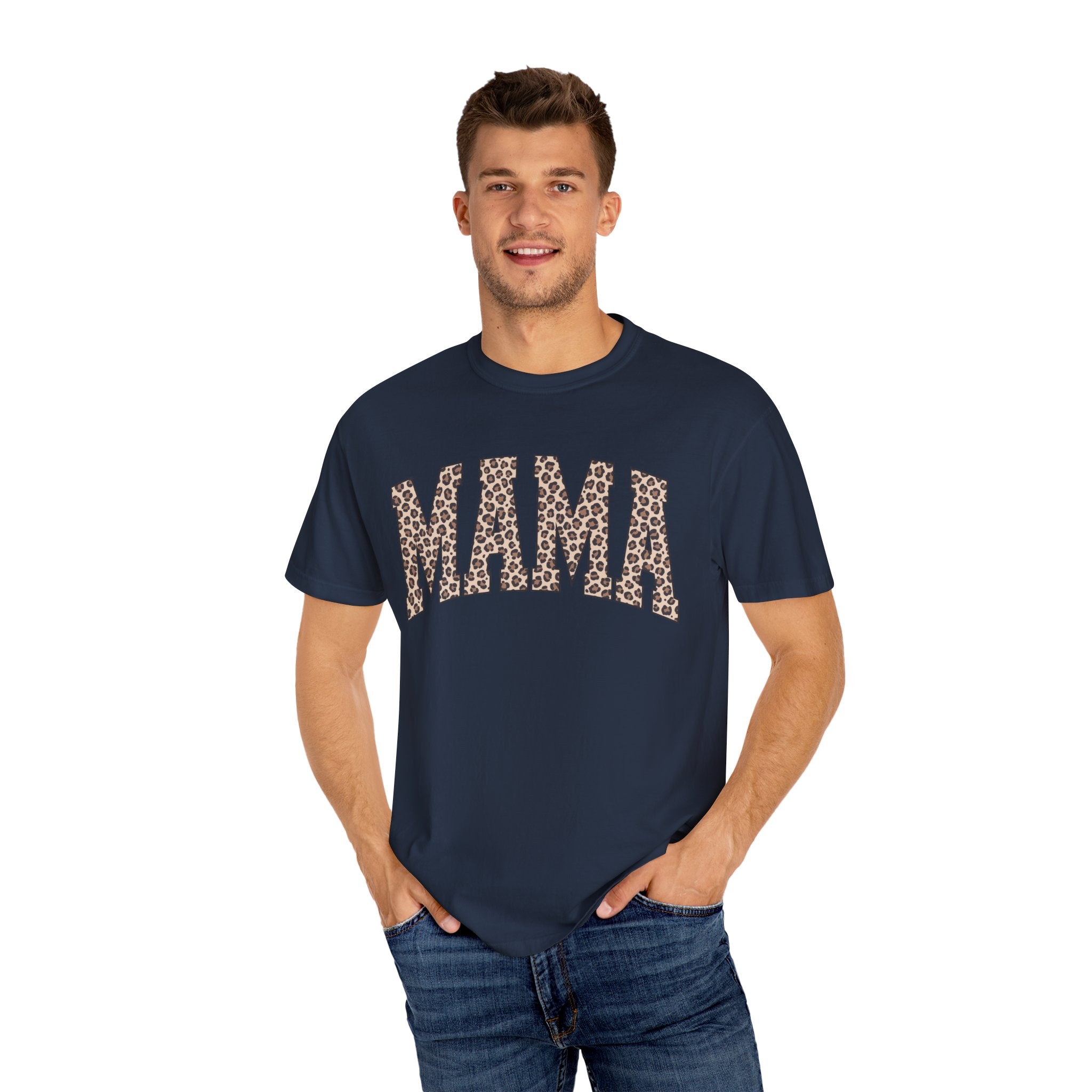 Comfort Colors® Leopard Mama Shirt, Gift For Mom, Mama Shirt, Mothers Day Gift, Gift For Mom, new mama gift, gift for her, gift for him