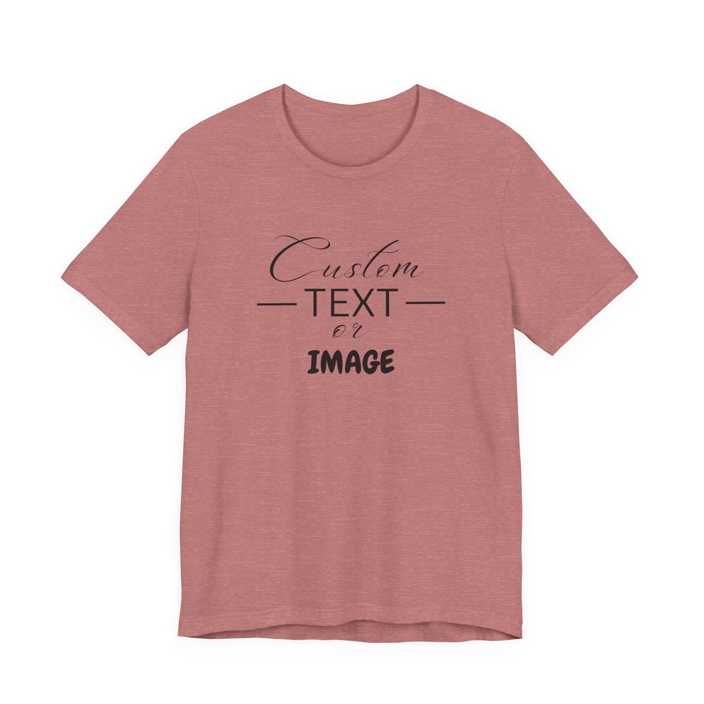 Custom Bell Canvas T Shirt, Personalized Bella Shirt, Custom Unisex Shirts, Custom Shirt, T-Shirt, Custom Logo Shirts, Customizable Business