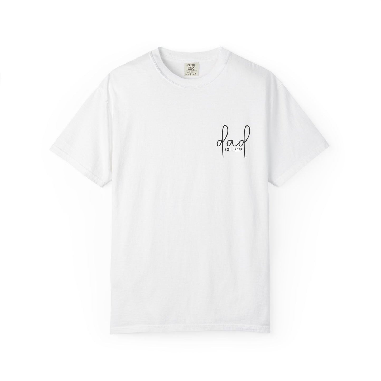 Personalized Dad Shirt, Dad Shirt, Gift for Dad, Dad Tee,  Dad EST Shirt, Dad Custom Shirt, Custom text, Gift for Dad, Father Gift