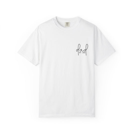 Personalized Dad Shirt, Dad Shirt, Gift for Dad, Dad Tee,  Dad EST Shirt, Dad Custom Shirt, Custom text, Gift for Dad, Father Gift