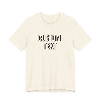 Custom Comfort Colors Shirt, Custom V Neck Shirt, Custom T Shirt, Add Your Own Text, Personalized Shirt , Boho , Adult Shirt, Custom Tee