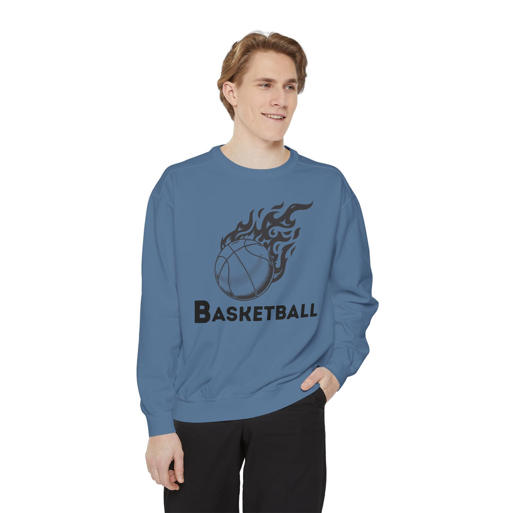 Basketball Player Sweatshirt,Basketball with Ball Sweater, Personalized Sports Outfit, Basketball MOM Gift , BAsketball Sweatshirt