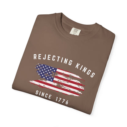 Rejecting Kings Shirt, personalized 4th July independent shirt, Since 1776 Shirt,No Kings In America Shirt,Pro Democracy Shirt,gift for her