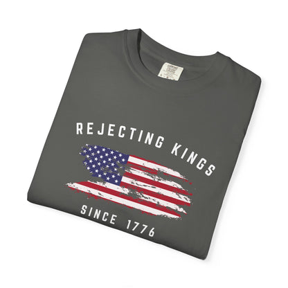 Rejecting Kings Shirt, personalized 4th July independent shirt, Since 1776 Shirt,No Kings In America Shirt,Pro Democracy Shirt,gift for her