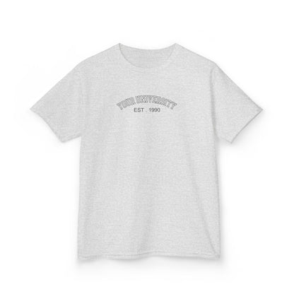 Personalized University Baby Tee, Personalized University Name Shirt, personalized text shirt, Custom Text Shirt, Graduation shirt, Crop Top