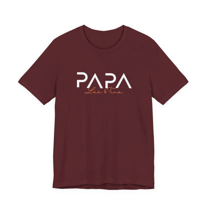 Personalized Dad Shirt with Name, Father T-Shirt Gift, Customize Father Shirt, Custom Text Shirt, Custom Name Shirt,  Father Day Gift