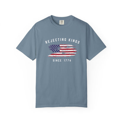 Rejecting Kings Shirt, personalized 4th July independent shirt, Since 1776 Shirt,No Kings In America Shirt,Pro Democracy Shirt,gift for her