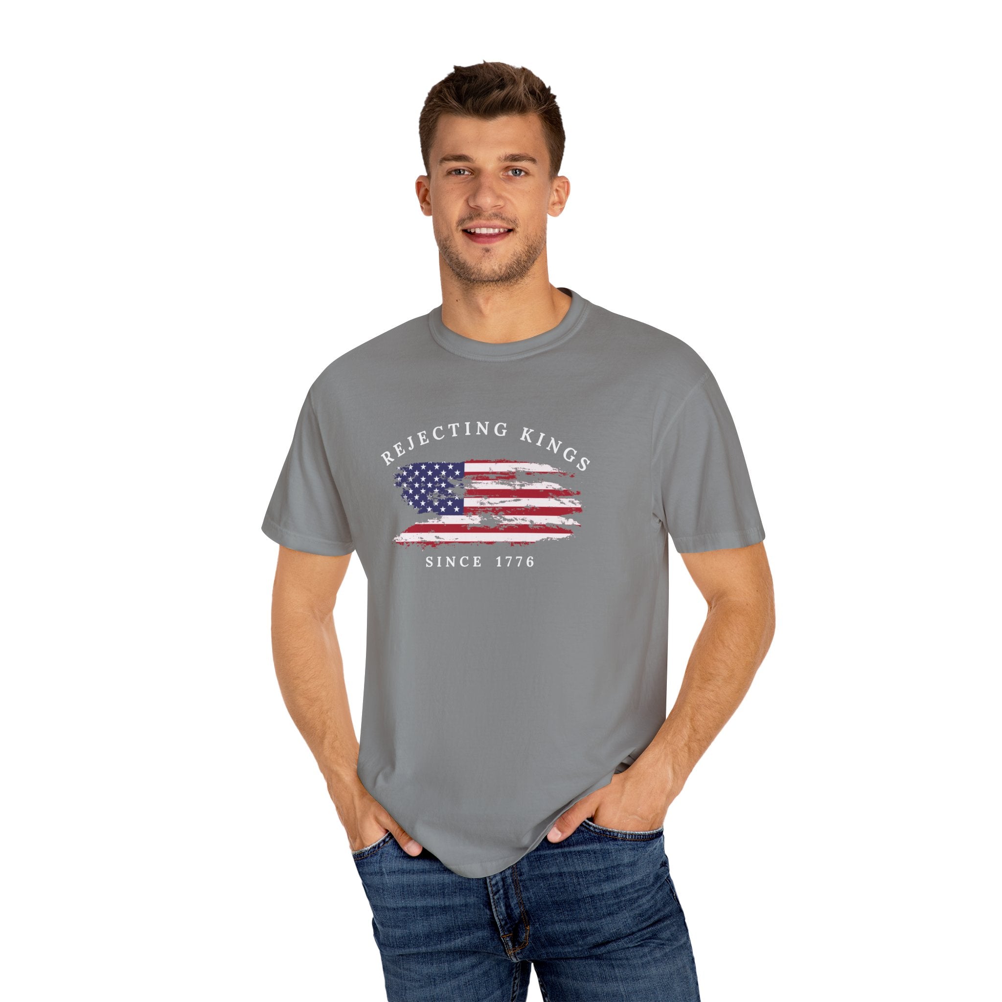Comfort Colors® Rejecting Kings Since 1776 Protest Shirt, 4th July America Shirt, Anti Trump Shirt,  Pro Democracy Shirt, gift for her
