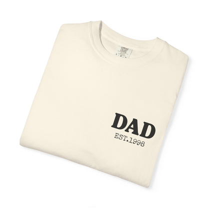 Dad Est Year Shirt,  Birthday Gift for Daddy, New Dad Gift Idea,Matching Dad & Daughter, Fathers Day Gifts from Daughter, Dad of Girls Tee