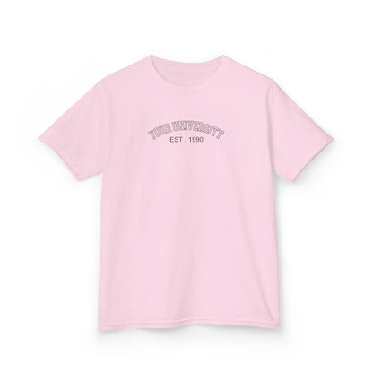 Personalized University Baby Tee, Personalized University Name Shirt, personalized text shirt, Custom Text Shirt, Graduation shirt, Crop Top