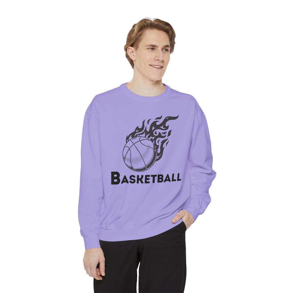 Basketball Player Sweatshirt,Basketball with Ball Sweater, Personalized Sports Outfit, Basketball MOM Gift , BAsketball Sweatshirt
