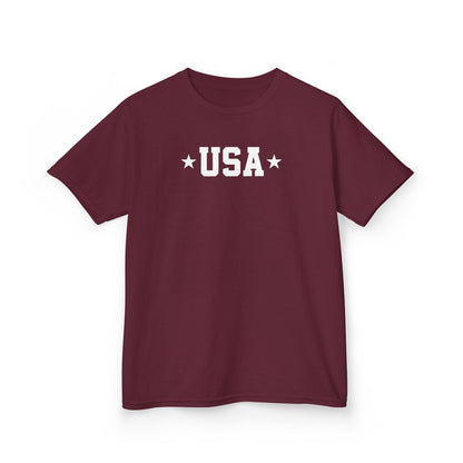 USA (Block Font - Two Stars), Personalized kids shirt, Usa peronalized baby tee,Fourth of July Tee ,Patriotic Shirt,Kids 4th of July Shirts