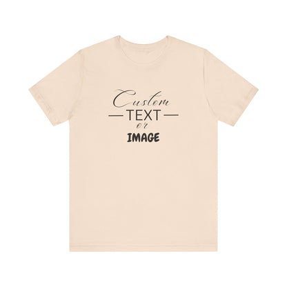 Custom Bell Canvas T Shirt, Personalized Bella Shirt, Custom Unisex Shirts, Custom Shirt, T-Shirt, Custom Logo Shirts, Customizable Business
