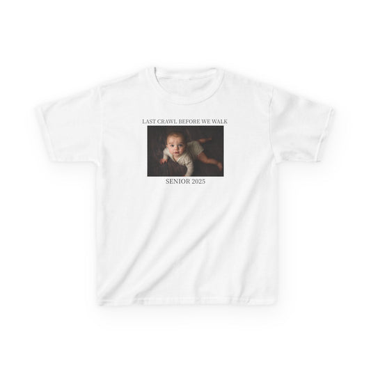 Custom Photo Senior Baby Tee, Last Crawl Before We Walk Grad Baby Tee, Sorority Bar Crawl Shirt, Custom Bar Crawl Tshirt,Custom Photo shirt