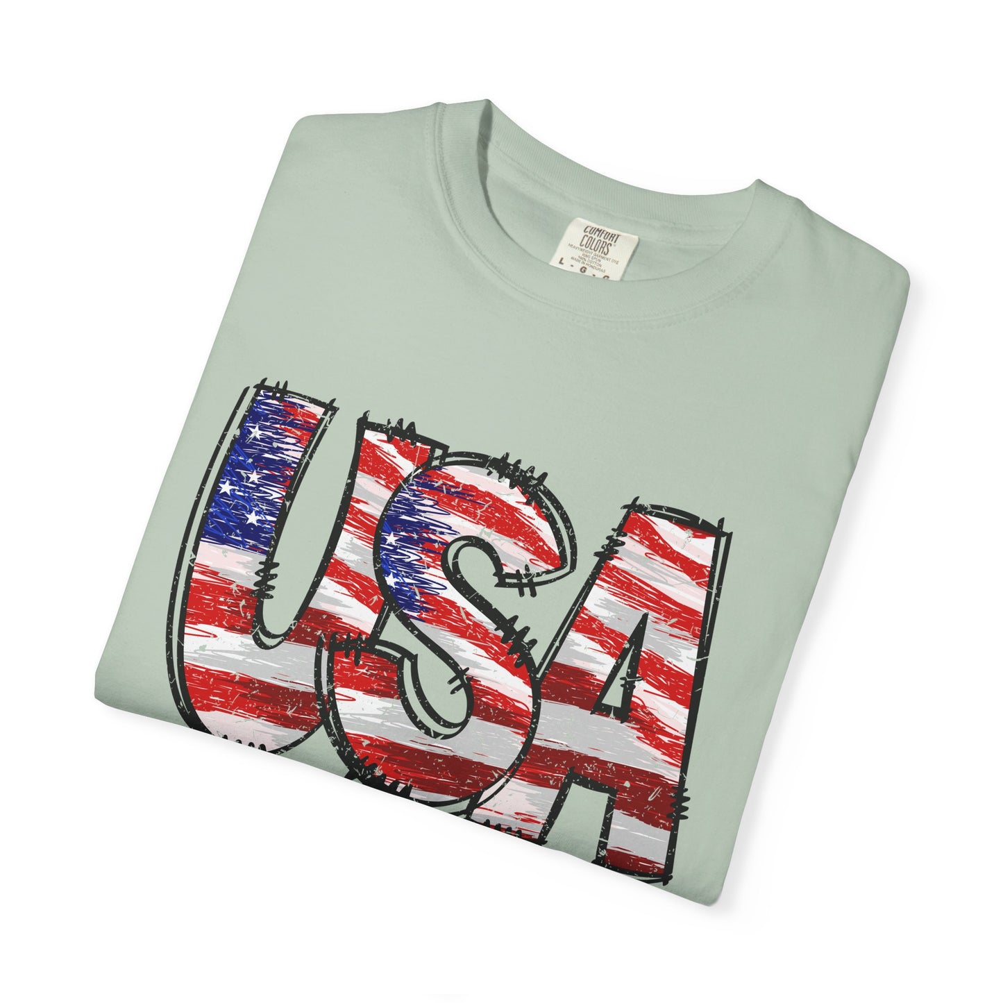 Comfort Color USA Shirt, Independent Day Shirt, USA 1776 Top, Gift For Her, Valentine's Day Shirt, America Shirt, 4th of July Tee,