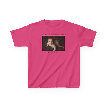 Last Crawl Before We Walk Grad Baby Tee, Personalized Graduation Gift, Gift for her, Graduation 2025,Sorority Grad,Custom Graduate Y2K Shirt