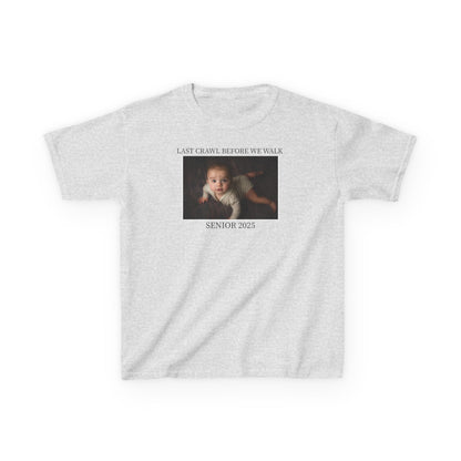 Custom Photo Senior Baby Tee, Last Crawl Before We Walk Grad Baby Tee, Sorority Bar Crawl Shirt, Custom Bar Crawl Tshirt,Custom Photo shirt