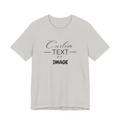 Custom Bell Canvas T Shirt, Personalized Bella Shirt, Custom Unisex Shirts, Custom Shirt, T-Shirt, Custom Logo Shirts, Customizable Business