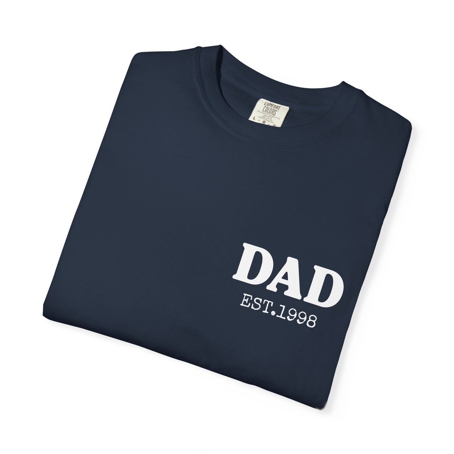Dad Est Year Shirt,  Birthday Gift for Daddy, New Dad Gift Idea,Matching Dad & Daughter, Fathers Day Gifts from Daughter, Dad of Girls Tee