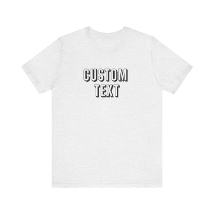 Custom Comfort Colors Shirt, Custom V Neck Shirt, Custom T Shirt, Add Your Own Text, Personalized Shirt , Boho , Adult Shirt, Custom Tee