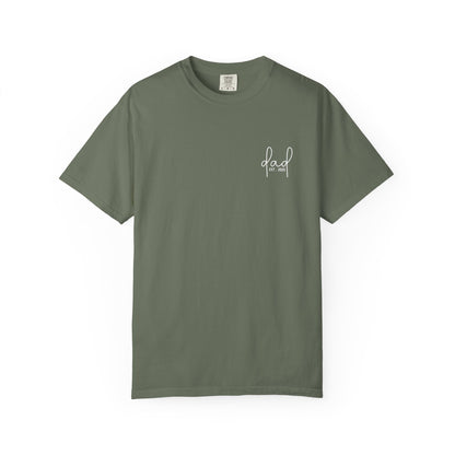 Personalized Dad Shirt, Dad Shirt, Gift for Dad, Dad Tee,  Dad EST Shirt, Dad Custom Shirt, Custom text, Gift for Dad, Father Gift