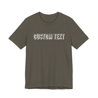 Custom Comfort Colors Shirt, Custom V Neck Shirt, Custom T Shirt, Add Your Own Text, Personalized Shirt , Boho , Adult Shirt, Custom Tee