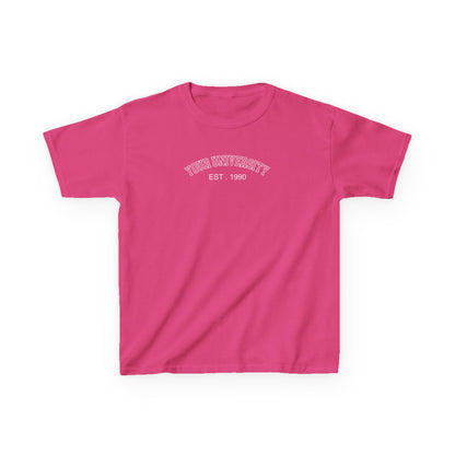 Personalized University Baby Tee, Personalized University Name Shirt, personalized text shirt, Custom Text Shirt, Graduation shirt, Crop Top