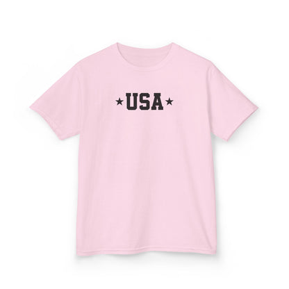 USA (Block Font - Two Stars), Personalized kids shirt, Usa peronalized baby tee,Fourth of July Tee ,Patriotic Shirt,Kids 4th of July Shirts