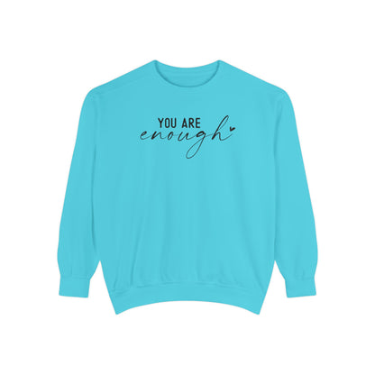 You are Enough Shirt, Front Shirt, Positivity Shirt, comfort color shirt, Gift for mom, you enough for me, sweatshirt