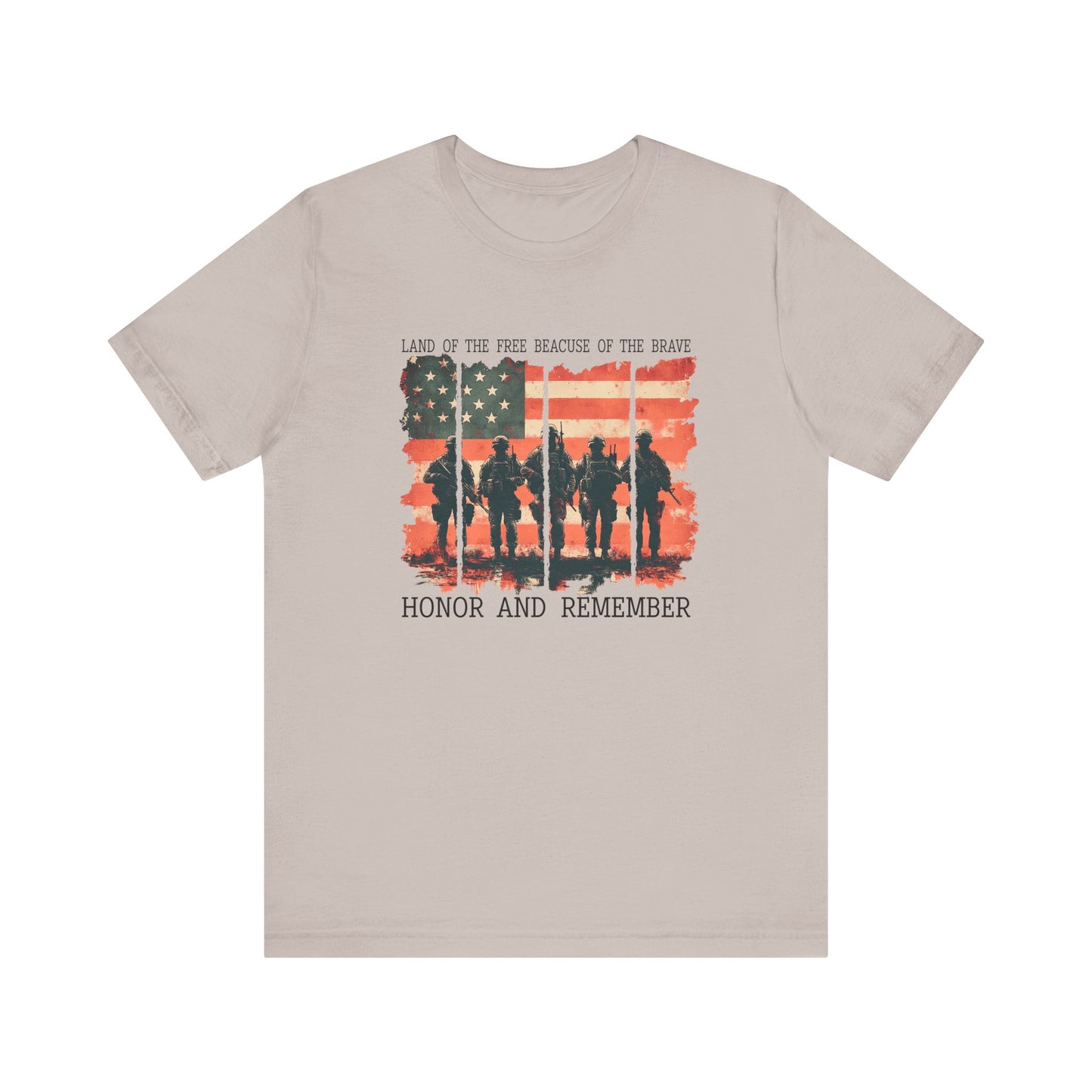 Memorial Day Shirt, American Flag Heart Shirt, Army Shirt, Patriotic American Flag Shirt,Land of the brave Shirt, Heart Memorial Day Shirt,