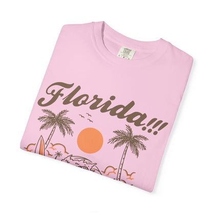 Florida Shirt, Summer Vacation Shirt, Girls Trip Bachelorette Gift, Tropical Holiday Shirt Florida Bury Your Regrets Girls Trip Shirt,