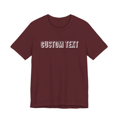 Custom Comfort Colors Shirt, Custom V Neck Shirt, Custom T Shirt, Add Your Own Text, Personalized Shirt , Boho , Adult Shirt, Custom Tee