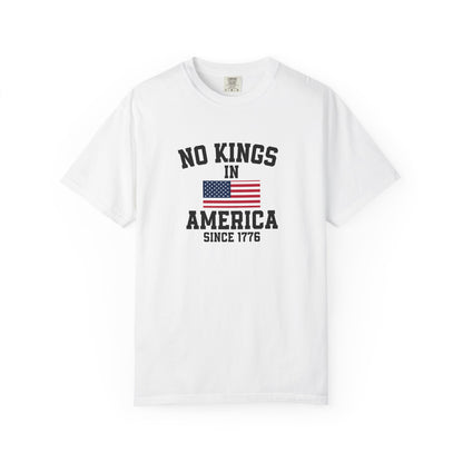 Personalized No Kings in America T Shirt, Democracy Tee, Patriotic Tee , personalized T shirt, 4th July Custom shirt, Liberal Shirt