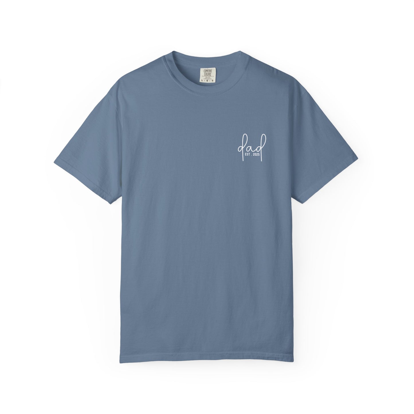 Personalized Dad Shirt, Dad Shirt, Gift for Dad, Dad Tee,  Dad EST Shirt, Dad Custom Shirt, Custom text, Gift for Dad, Father Gift
