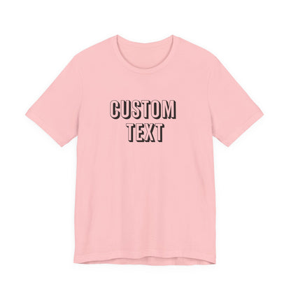 Custom Comfort Colors Shirt, Custom V Neck Shirt, Custom T Shirt, Add Your Own Text, Personalized Shirt , Boho , Adult Shirt, Custom Tee