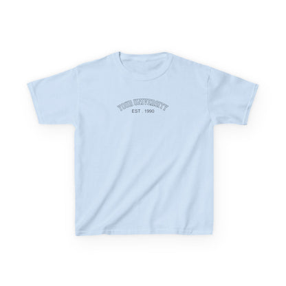 Personalized University Baby Tee, Personalized University Name Shirt, personalized text shirt, Custom Text Shirt, Graduation shirt, Crop Top