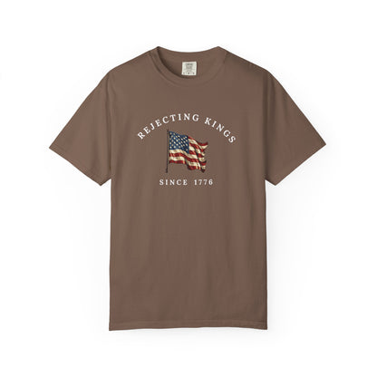Comfort Colors® Rejecting Kings Since 1776 Protest Shirt, Anti Authoritarianism Shirt,  Pro Democracy Shirt, 4th July America Shirt, gift