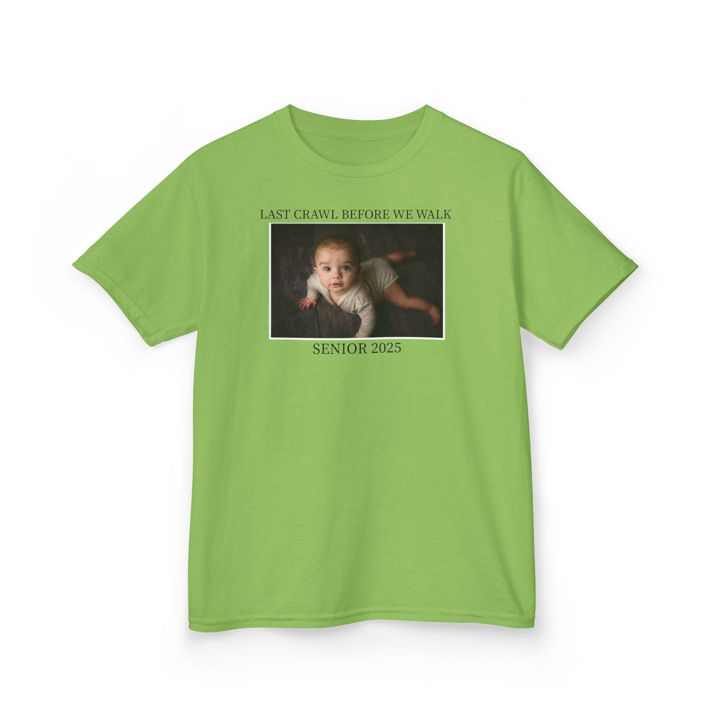 Last Crawl Before We Walk Grad Baby Tee, Personalized Graduation Gift, Gift for her, Graduation 2025,Sorority Grad,Custom Graduate Y2K Shirt